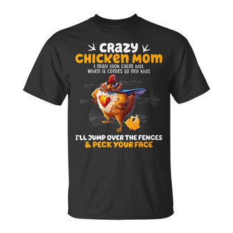 Crazy Chicken Mom Personalized Shirt - Gift for Mom - Thegiftio UK