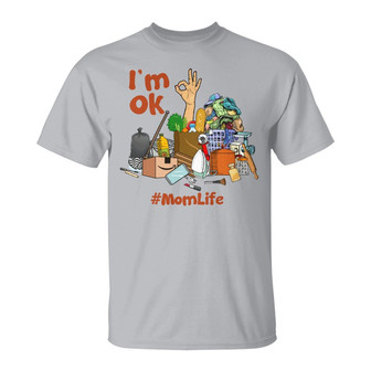 Mom I'm OK Custom T-Shirt - Christmas Gift for Mom - Thegiftio UK