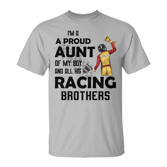 Racing I Am A Proud Mom Of My Boy Custom Shirt - Mom Gift - Thegiftio UK