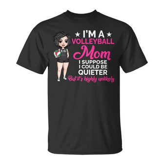 Volleyball I'm A Volleyball Mom Custom Shirt - Gift for Mom - Thegiftio UK