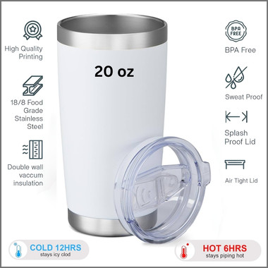 Gardening Tumbler 20oz - 'Plant Whisperer' Gift For Gardeners, Stainless Steel, Glitter, With Straw