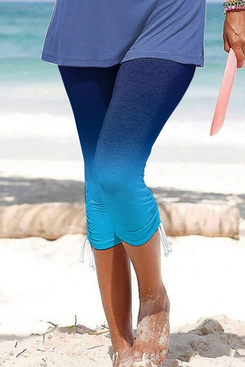 S-2Xl Plus Size Summer New 3 Colors Contrast Color Stretch Drawstring Design Slim Stylish Casual Shorts - Vougese