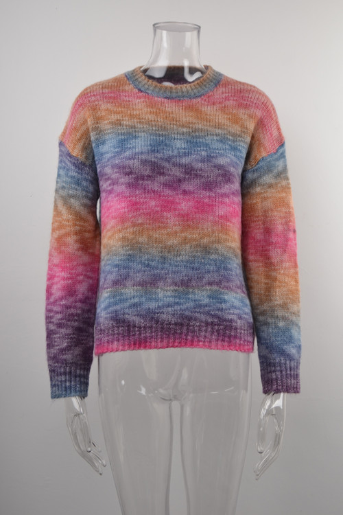 Winter New Two Colors Stretch Knitted Stylish Casual Sweater - Vougese