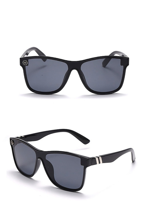 One Pc New Stylish Eleven Colors Square Plastic Frame Polarized Uv Protection Sunglasses - Vougese