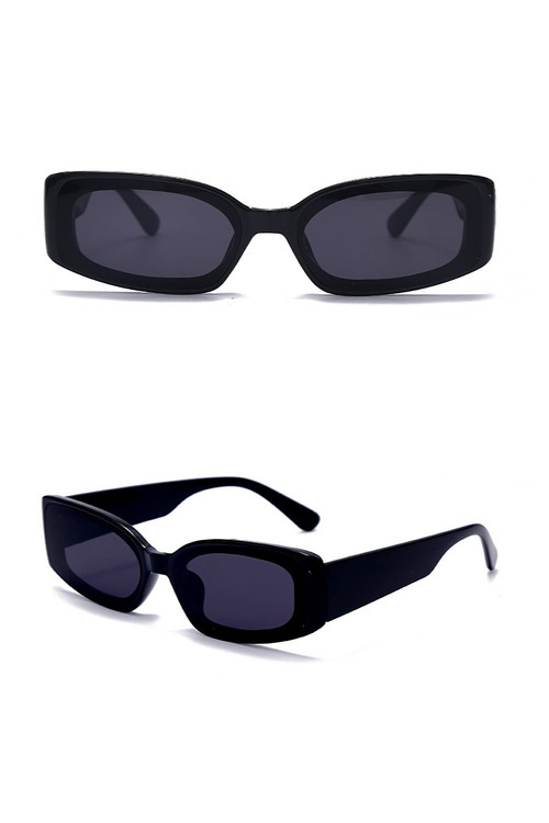 One Pc New Stylish Nine Colors Square Shape Plastic Small Frame Polarized Uv Protection Sunglasses - Vougese