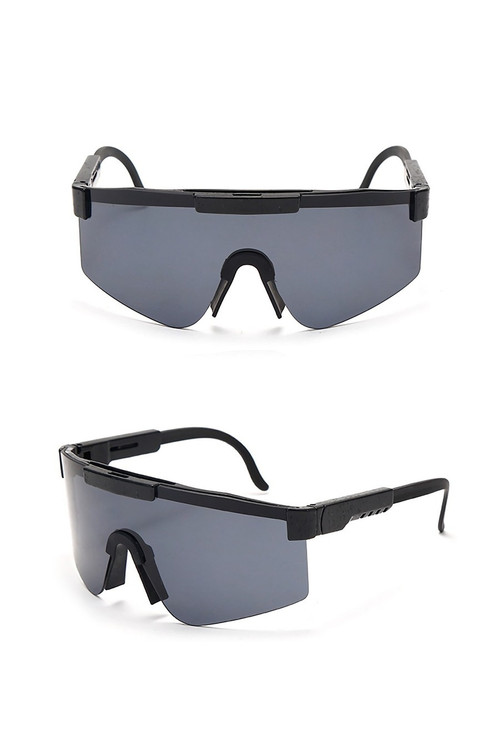 One Pc New Stylish Six Colors Frameless Plastic Glasses Leg Polarized Uv Protection Sunglasses - Vougese