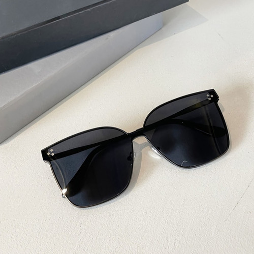 One Pc New Stylish Six Colors Square Shape Metal Frame Glasses Legs Polarized Uv Protection Sunglasses - Vougese