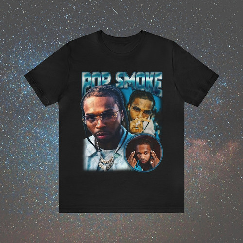 Pop Smoke Meet The Woo 90s Bootleg Unisex T-shirt - Vintagebootlegshirts