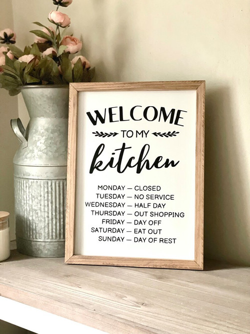 Custom Kitchen Canvas - Enthusiast's Personalized Wall Welcome | Family Wall Decor