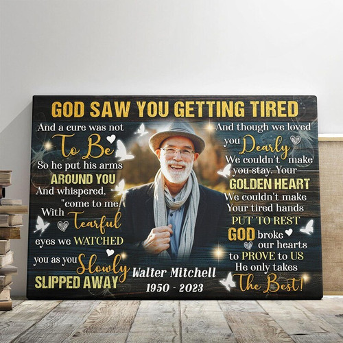 Remembrance Keepsake Canvas - Loved One Memorial Gift | Family Wall Decor