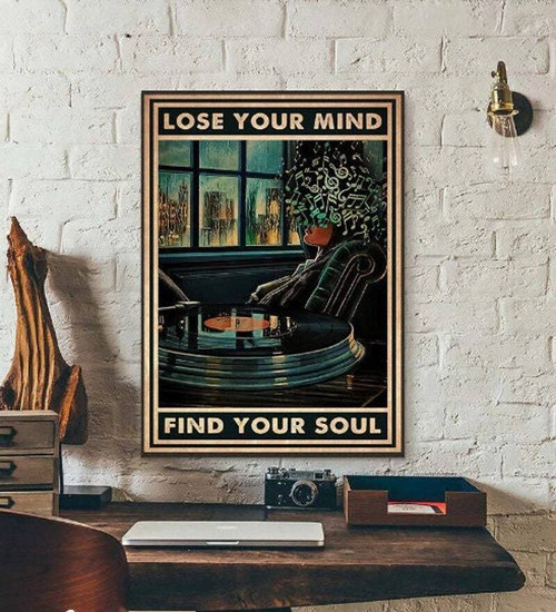 Vinyl Soul Canvas - Vintage Music Art for Living Room Bliss | Family Wall Decor