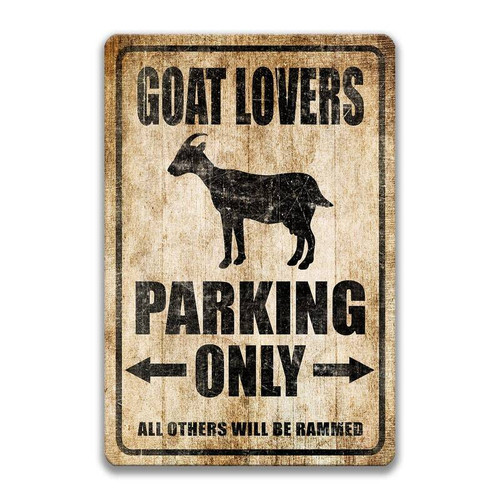 Animal farm metal sign with 4H homestead parking design, rustic farmhouse decor gift for farmers, barn driveway marker. | Family Wall Decor