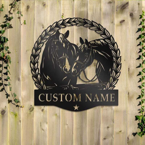 Animal farm ranch metal sign personalized with ranch name and cattle silhouette, rustic Father's Day gift for him, barn decor | Familywalldecor