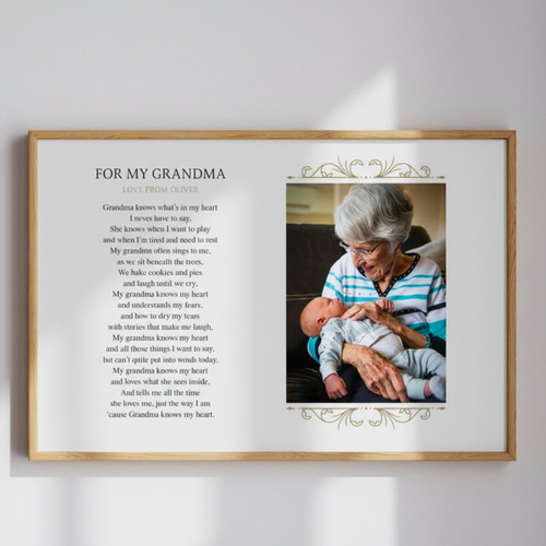 Personalized Love Poem Canvas - Unique Anniversary Keepsake Gift | Familywalldecor