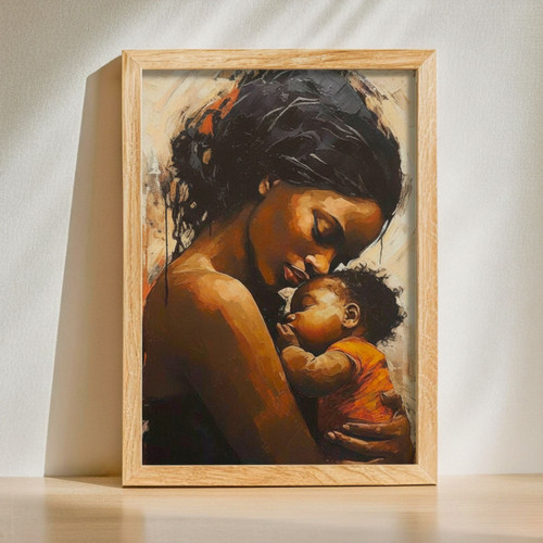 Mother Son Canvas Art - Thoughtful Christmas Gift For Mom Or Sister - Home DéCor | Familywalldecor