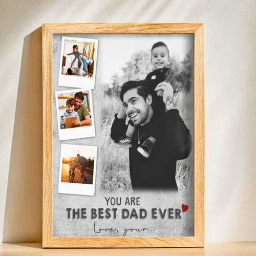 Personalized Father's Day Canvas - Heartfelt Dad Quote Gift | Family Wall Decor