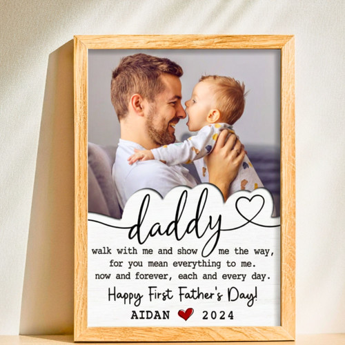 Photo Collage Canvas - Dad's Heartfelt Father's Day Keepsake | Family Wall Decor AU