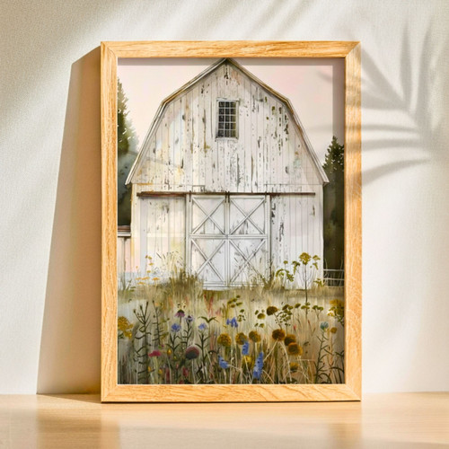 Vintage Barn Rustic Farmhouse Canvas For Country Home Decor - Thoughtful Gift | Family Wall Decor