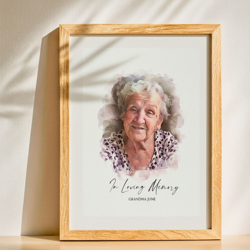 Thoughtful Bereavement Canvas For Mom - Heartfelt Memorial Gift For Living Room | Family Wall Decor