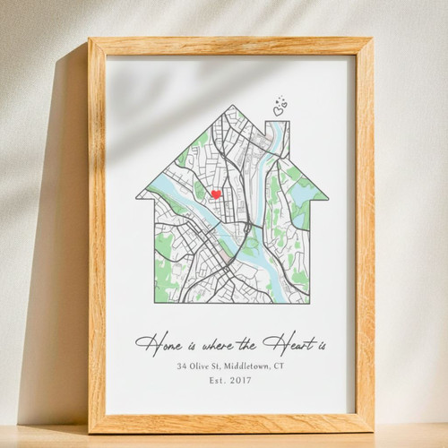 Thoughtful Canvas For Housewarming - Personalized New Home Gift | Family Wall Decor