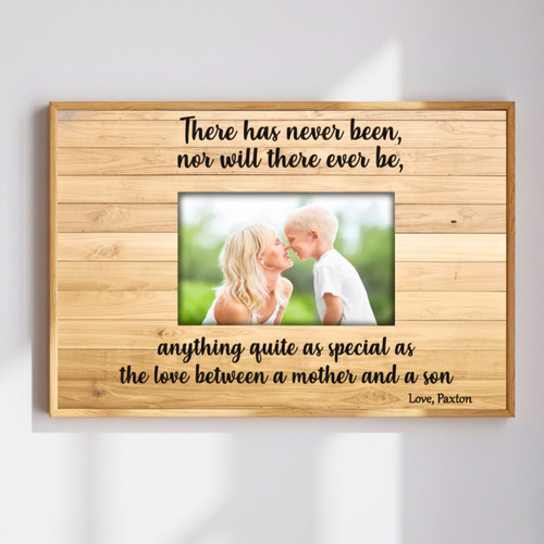Custom Mother Son Quote Canvas - New Mom/Mother's Day Gift | Family Wall Decor