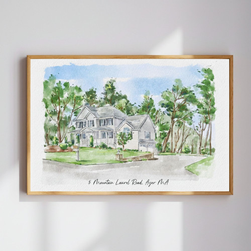 Cherished Home Photo Canvas Gift for Weddings & New Owners | Family Wall Decor