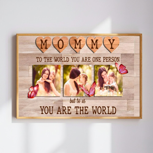 Custom Mother's Day Quote Canvas Portrait - Heartfelt Mom Wall Art | Familywalldecor