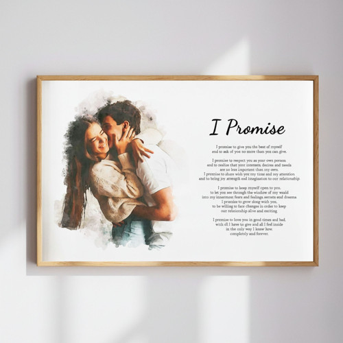 Heartfelt Family Photo Canvas - Personalized Keepsake Memorial Art | Family Wall Decor