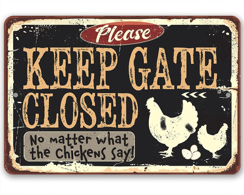 A Farm's Heart: Your Perfect Chicken Coop Vintage Metal Sign - Personalize Wall Art