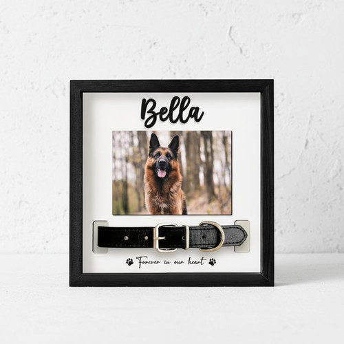 Until We Meet Again - Pet Collar Display Wood Sign Gift - Personalize Wall Art