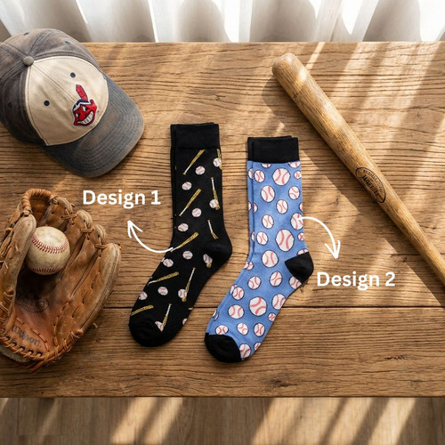 Hilarious Baseball Quote 3D Socks for Dad Boyfriend Husband - Sportilla