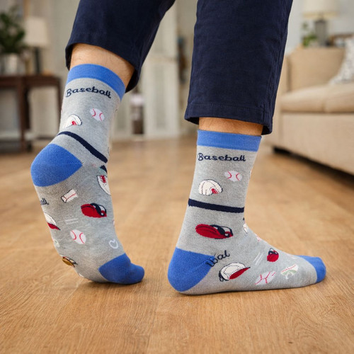 I Like to Play Baseball Fun 3D Socks for Fans - Sportilla