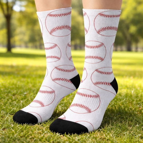 Ultimate Baseball Fan 3D Socks Fun Sports Party Gift - Sportilla