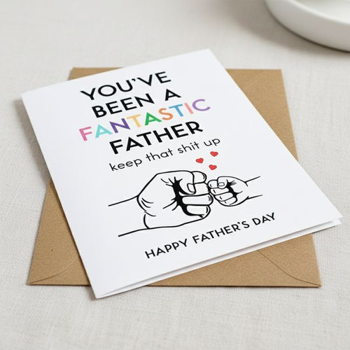 Cheeky Father's Day Greeting Card for a Hilarious Dad - Father's Day Fun