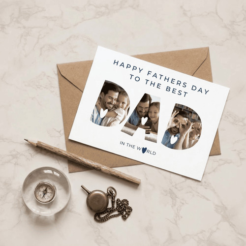Custom Greeting Card for Dad - Personal Father's Day Keepsake - Father's Day Fun
