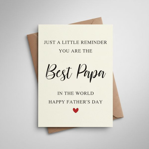 Mom's Father's Day! Hilarious Greeting Card from the Family - Father's Day Fun