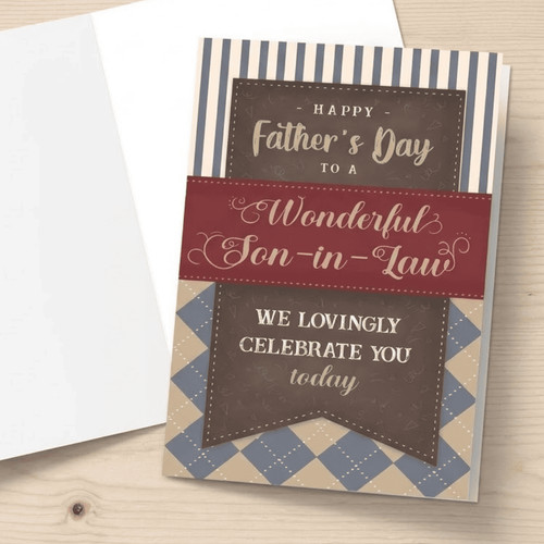 Thoughtful Father's Day Greeting Card for Your Son-in-Law - Father's Day Fun