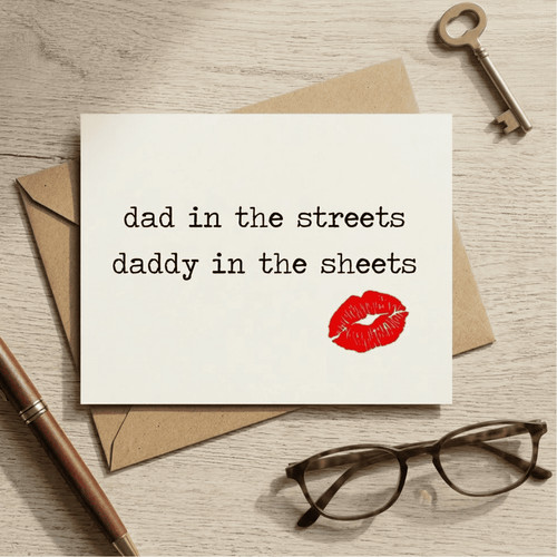 Witty Double Entendre Father's Day Greeting Card for Dad - Father's Day Fun
