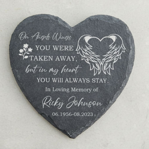 Always and Forever Memorial Garden Stone Heartfelt Engraved Gift - Easessy