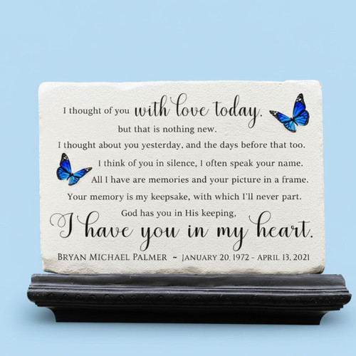 Eternal Soul Butterfly Custom Memorial Garden Stone Tribute - Easessy