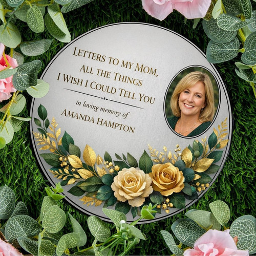 Forever Treasured Photo Keepsake Memorial Garden Stone - Easessy