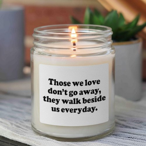 Healing Sympathy Tribute Soy Wax Candle 9oz Memorial - Easessy