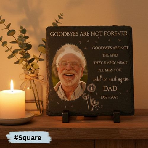 Honoring Father Custom Photo Memorial Garden Stone Tribute - Easessy