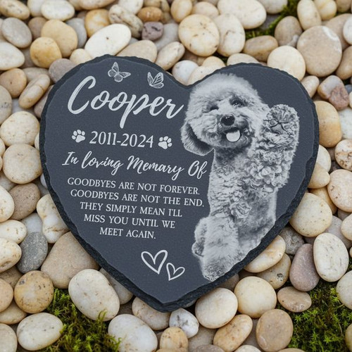 Honoring Your Best Friend Photo Pet Memorial Garden Stone - Easessy