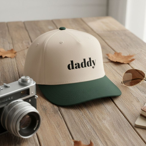 Vintage Style Embroidered Mid Profile Baseball Cap for Dad - Father's Day Fun