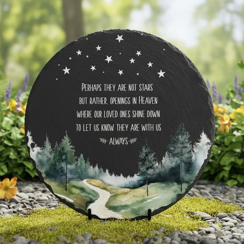 Watching From the Stars Memorial Garden Stone Keepsake - Easessy