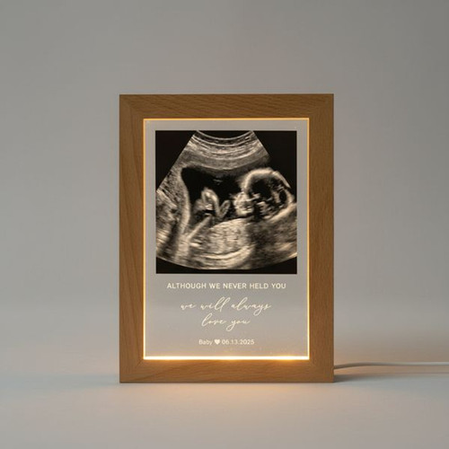 Child Memorial Photo Frame Lamp A Glowing Tribute of Love - Easessy