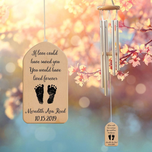 Heavenly Melodies Infant Loss Remembrance Memorial Wind Chime - Easessy