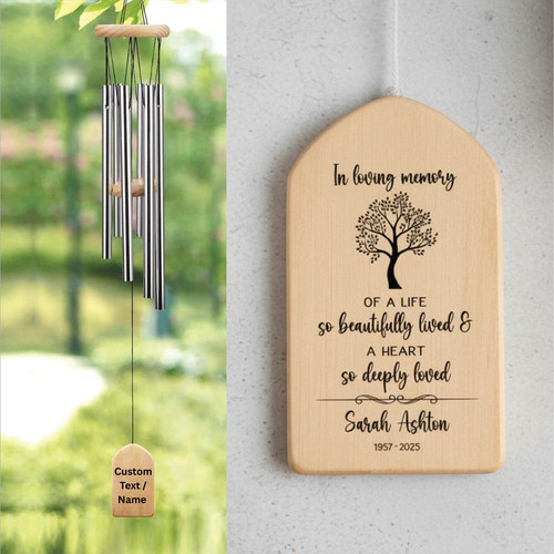 Tree of Life Memorial Wind Chime A Living Tribute of Remembrance - Easessy