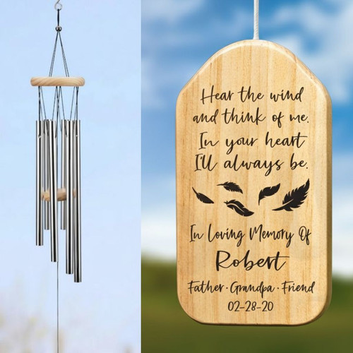 Whispering Memories A Bespoke Tribute Memorial Wind Chime - Easessy
